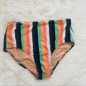 J. CREW FACTORY HIGH WAIST BIKINI BOTTOM